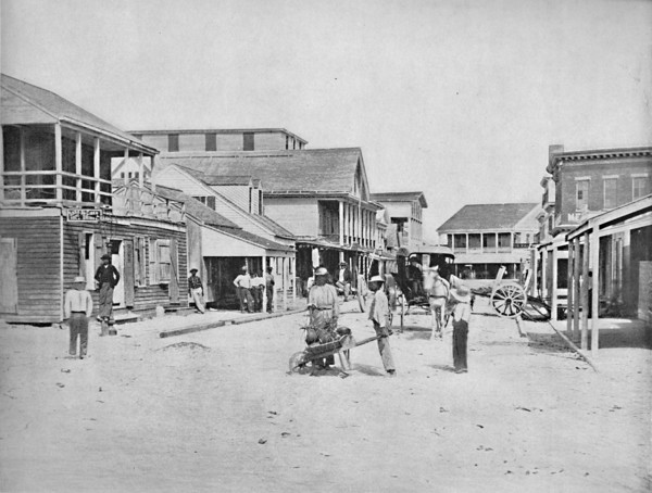 Street in Key West, Florida', c1897.