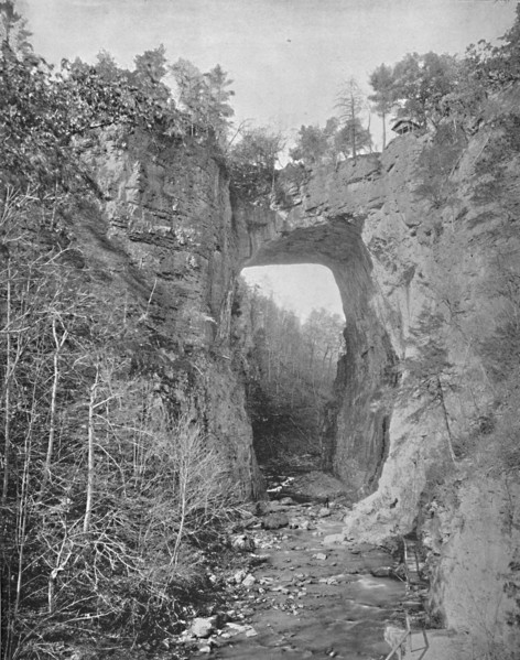 Natural Bridge, Virginia', c1897.