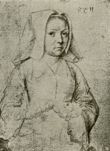 Young woman, late 15th-early 16th century, (1908).