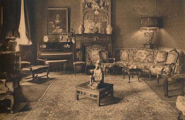 Louis XIV Room at the Cuban Embassy in Brussels, Belgium, 1927.