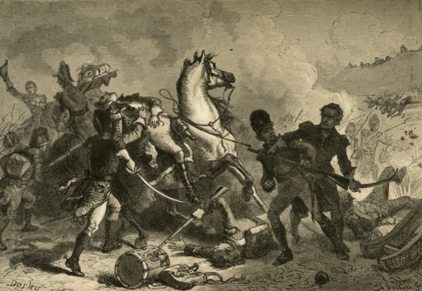 Battle of New Orleans - Death of General Pakenham', (1878).