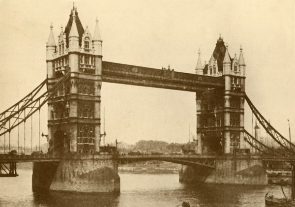 The Tower Bridge, London', c1930.