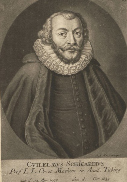 Portrait of Wilhelm Schickard (1592-1635).