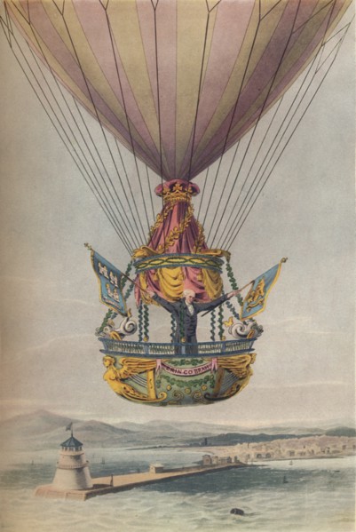 Sadler Over The Lighthouse, Dublin', 1817, (1920).