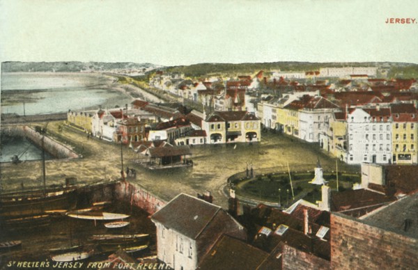 St. Helier's Jersey from Fort Regent', 1906.