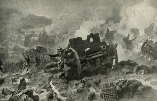 A Brilliant French Attack on the German Position in the Argonne', (1919).