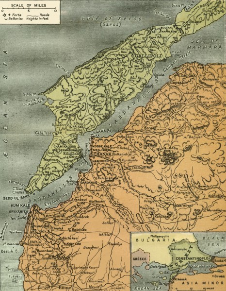 The Dardanelles with its Forts', 1919.