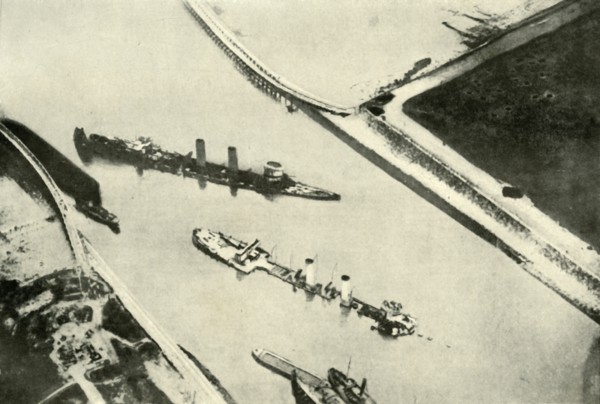 The Blocking of Zeebrugge Harbour', (1919).