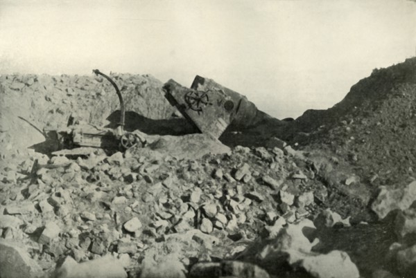 Interior of the Seddul Bahr Forts', (1919).