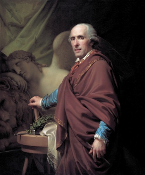 Portrait of the sculptor Antonio Canova (1757-1822), 1806.