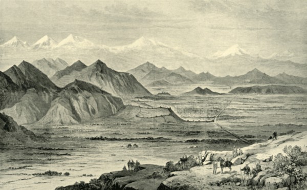 Kabul, Looking North from the Hill above the British Camp at Beni Hissar, October 8, 1879', (1901).