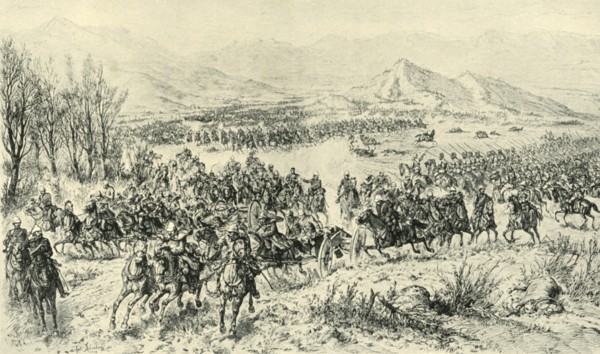 Charge of Cavalry to Cover the Retreat of the Guns...11th December 1879', (1901).