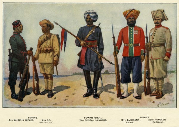 Types of the Indian Army', 1919.