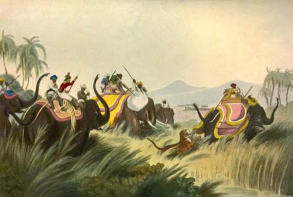 The Tiger Hunt', c1808, (1901).