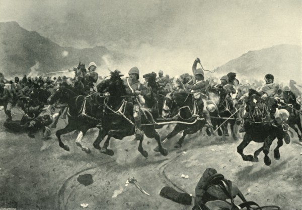 Maiwand - Saving the Guns', (1901).