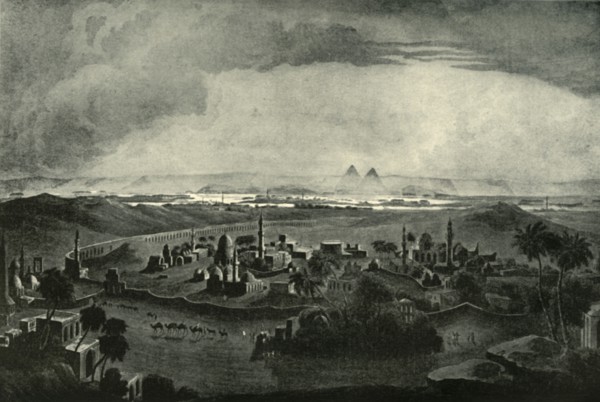 Cairo and the Pyramids', early 19th century, (1901).