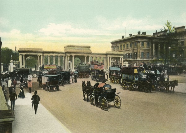 Hyde Park Corner', c1900s.