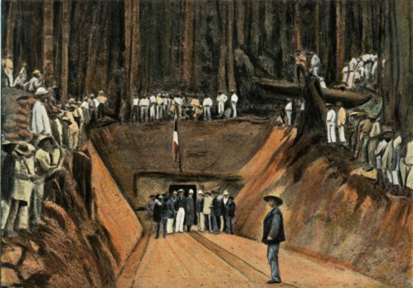 Saint-Elie. Inauguration De La Premiere Mine De Quartz', (Saint-Elie. The first Quartz Mine), 1900.