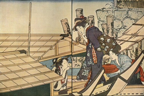 Women on a boat, 1801, (1924).