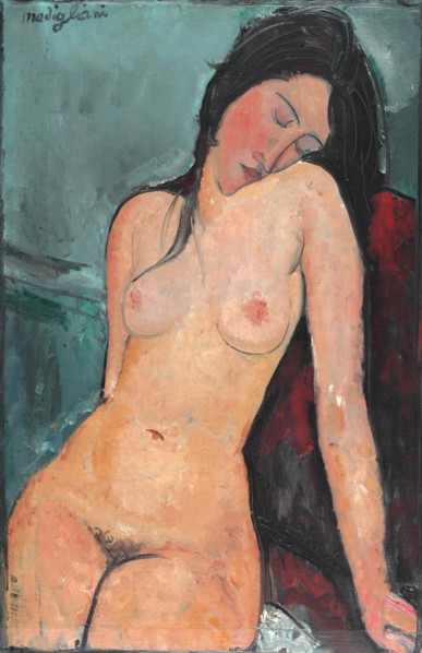 Female Nude , c. 1916.