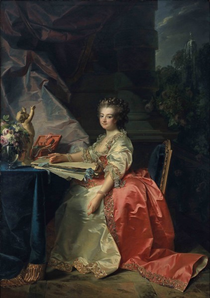 Portrait of Marie Louise of Savoy (1749-1792), Princess of Lamballe, 1780.