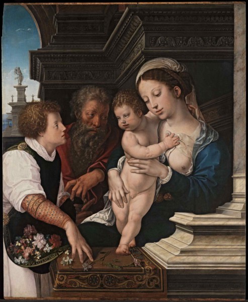 The Holy Family, ca 1521.