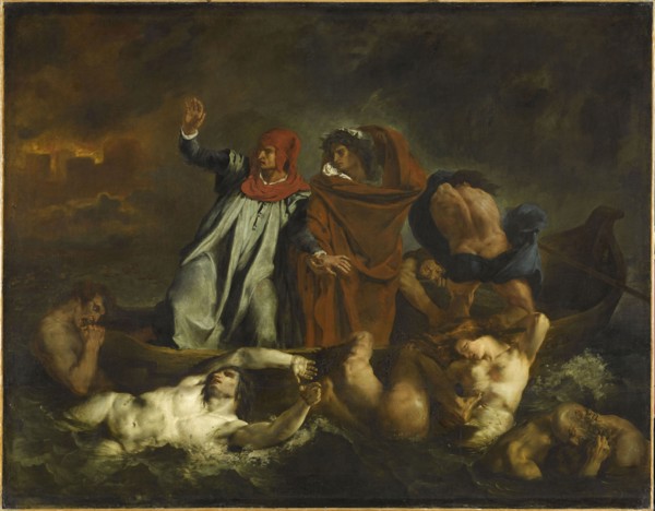 La Barque de Dante ou Dante et Virgile aux enfers