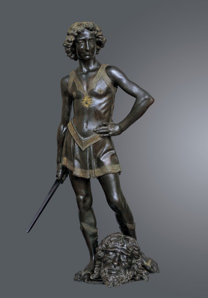 David Victorious over Goliath, ca 1470.