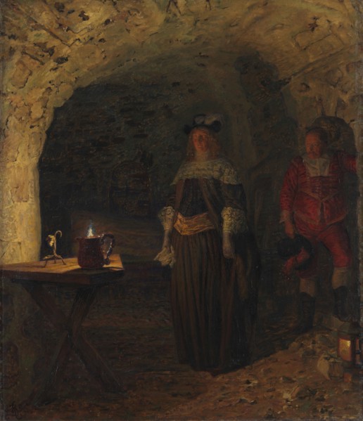 Leonora Christina, led by Frederik Ahlefeldt in the Blue Tower, 1893.