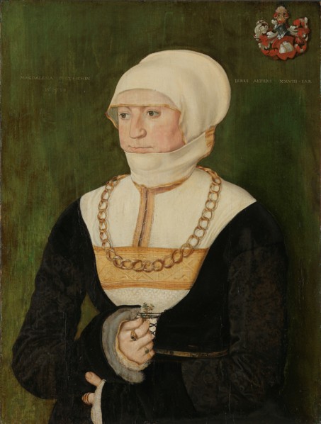 Portrait of Magdalena Pittrichin , 1528.