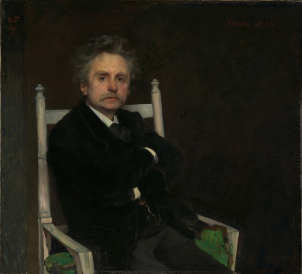 Portrait of Edvard Grieg (1843-1907), 1891.