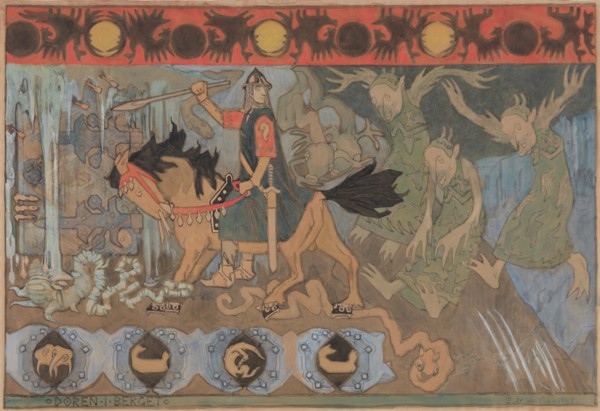 Døren i berget, 1895.