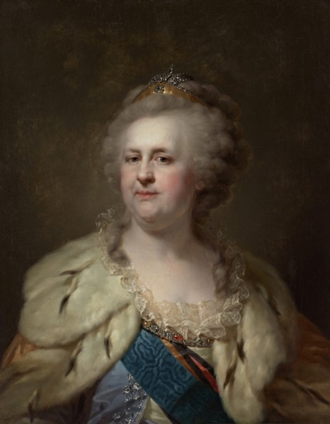 Portrait of Empress Catherine II (1729-1796), 1790s.