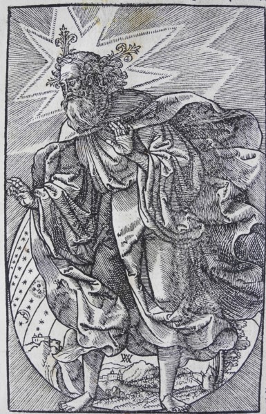 The Creation of the World, from the "Worms Bible", 1529.