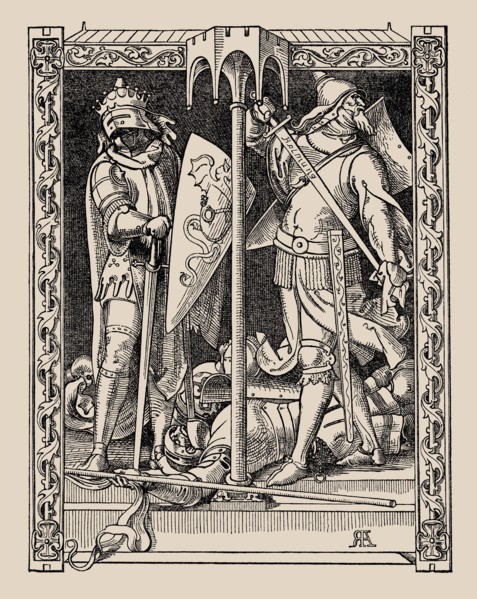 Die Nibelungen. How Sir Dietrich's Men Were All Slain, 1840-1841.
