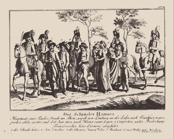 The arrest of Schinderhannes, 1802.