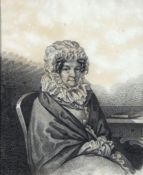 Portrait of Kleopatra Petrovna Nashchokina (1767-1828), née Nelidova, 1820s.