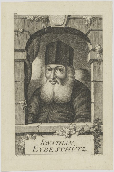 Portrait of Jonathan ben Nathan Eybeschütz (1690-1764) , 1772.