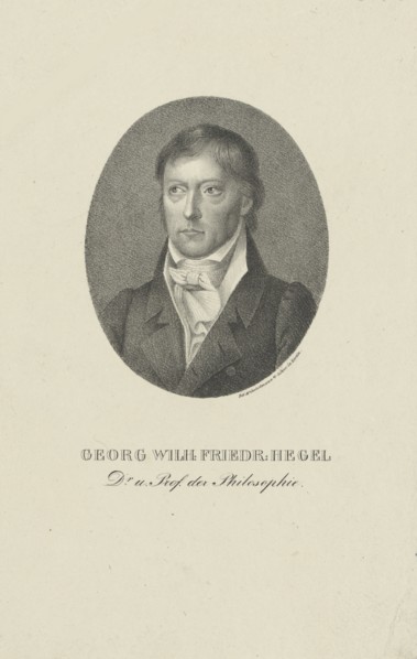 Portrait of Georg Wilhelm Friedrich Hegel (1770-1831).