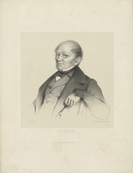 Portrait of the composer François Antoine Habeneck (1781-1849), c. 1840.