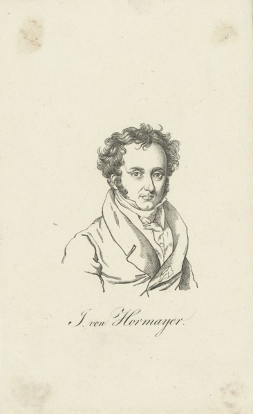 Portrait of Joseph Hormayr, Baron zu Hortenburg (1781-1848).