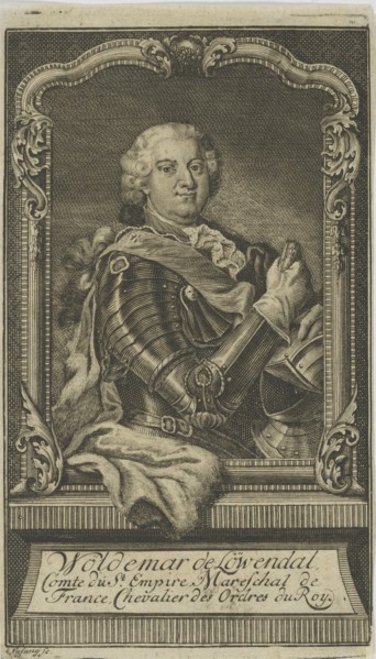 Woldemar Freiherr von Löwendal (1660-1740) , before 1748.