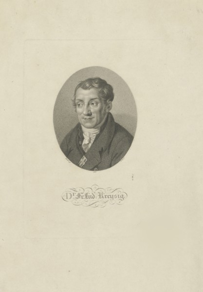 Portrait of Friedrich Ludwig Kreysig (1770-1839) , 1826.