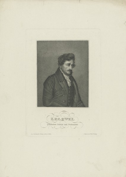 Portrait of Joachim Lelewel (1786-1861) , 1830s.