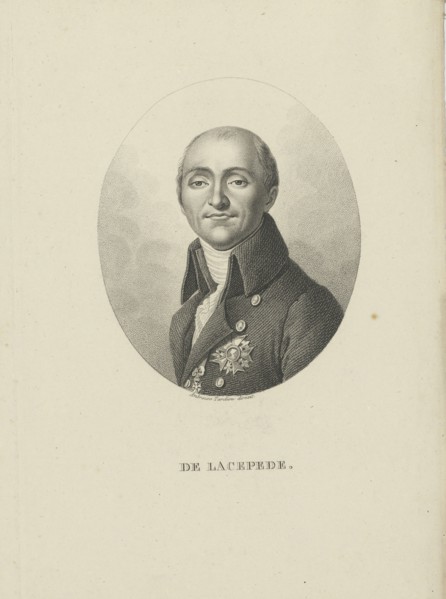 Bernard-Germain-Etienne de la Ville-sur-Illon, comte de Lacépède (1756-1815), c. 1810.