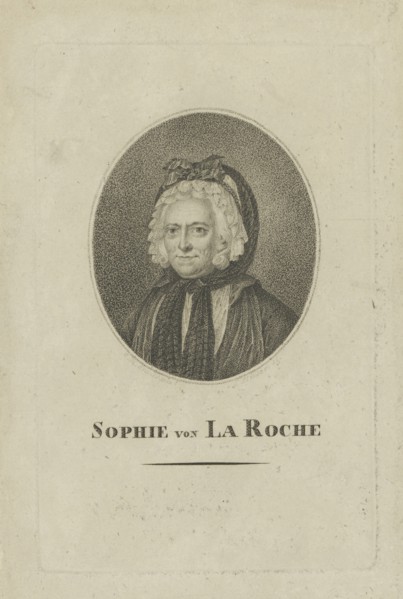 Sophie von La Roche, née Gutermann von Gutershofen (1730-1807) , c. 1800.