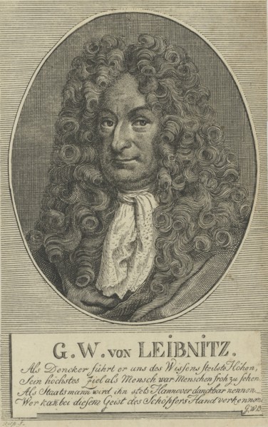 Gottfried Wilhelm Leibniz (1646-1716) , c. 1710.