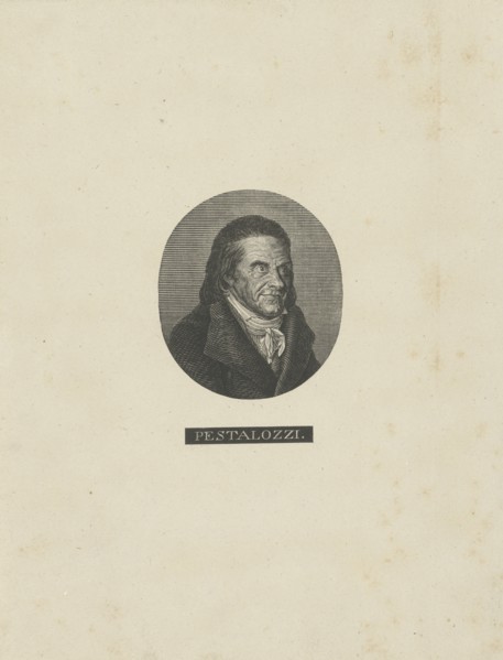Portrait of Johann Heinrich Pestalozzi (1746-1827) , c. 1830.