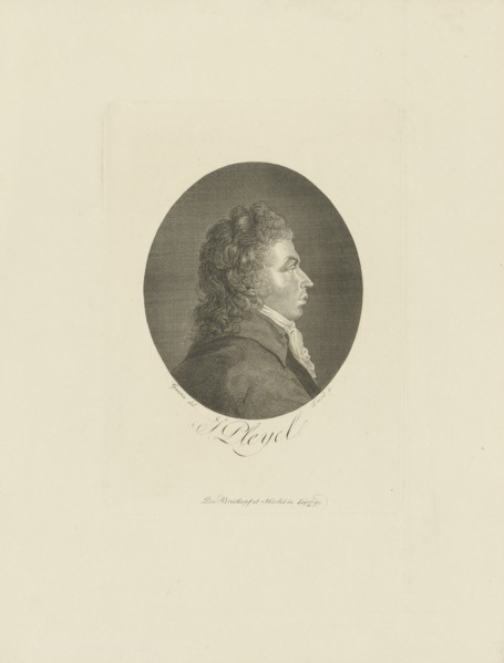 Portrait of the composer Ignace Pleyel (1757-1831), c. 1800.