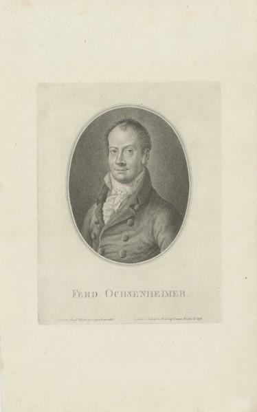 Portrait of Ferdinand Ochsenheimer (1767-1822) , 1807.